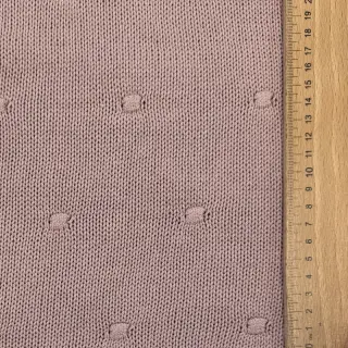 Țesătura tricotata BIG KNIT DOT old pink