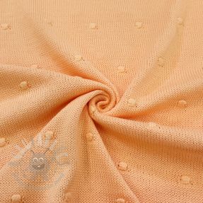 Țesătura tricotata BIG KNIT DOT peach