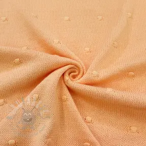 Țesătura tricotata BIG KNIT DOT peach