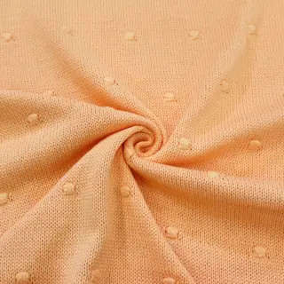 Țesătura tricotata BIG KNIT DOT peach