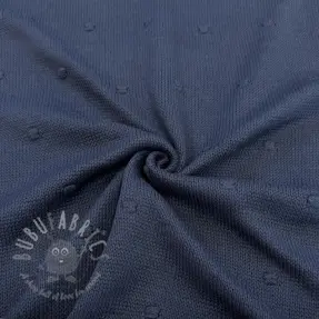Țesătura tricotata BIG KNIT DOT navy