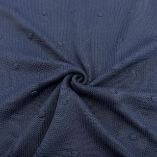 Țesătura tricotata BIG KNIT DOT navy