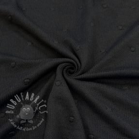 Țesătura tricotata BIG KNIT DOT black