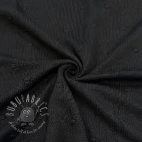 Țesătura tricotata BIG KNIT DOT black
