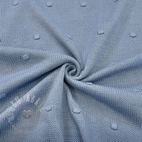 Țesătura tricotata BIG KNIT DOT blue