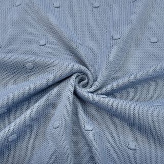 Țesătura tricotata BIG KNIT DOT blue