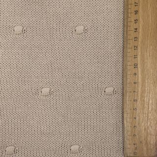 Țesătura tricotata BIG KNIT DOT naturals