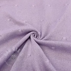 Țesătura tricotata BIG KNIT DOT violet
