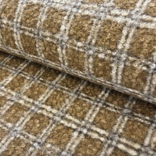 Stofă palton Bouclé Squares design A