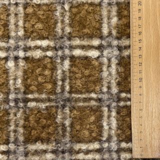 Stofă palton Bouclé Squares design A