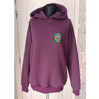 Jerse trening pieptănat JOGGING dark purple