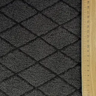 Stofă palton TEDDY Diamond dark grey