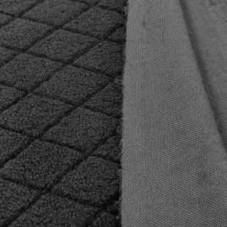 Stofă palton TEDDY Diamond dark grey