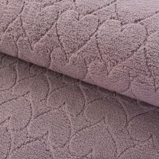 Stofă palton TEDDY Hearts in hearts mauve