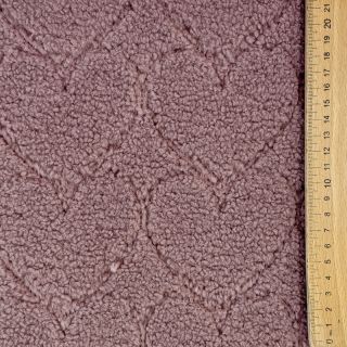 Stofă palton TEDDY Hearts in hearts mauve