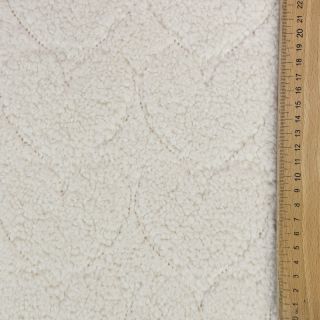 Stofă palton TEDDY Hearts in hearts ecru