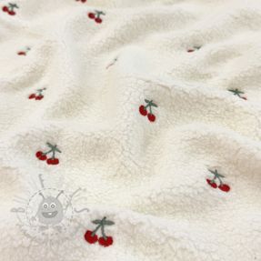 Stofă palton TEDDY EMBROIDERY Cherries
