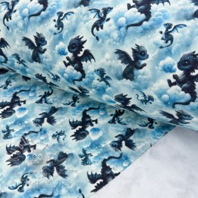 Jerse trening pieptănat JOGGING Dragons design C digital print