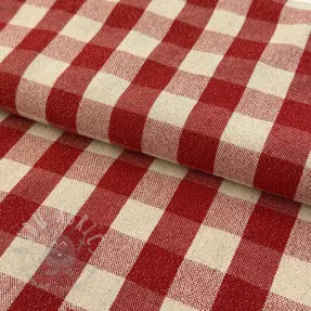 Țesătură decorativă Celestin LUREX rouge