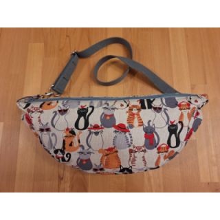 Țesătură decorativă Linenlook Cat Dress Up