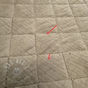 Mușelină QUILT beige 2nd class