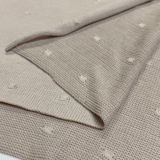 Țesătura tricotata BIG KNIT DOT grey