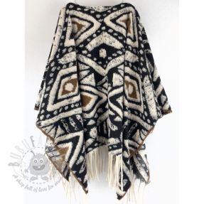 Poncho PRATO boiled wool design E