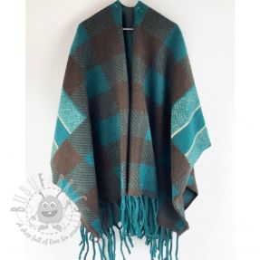 Poncho PRATO boiled wool design A