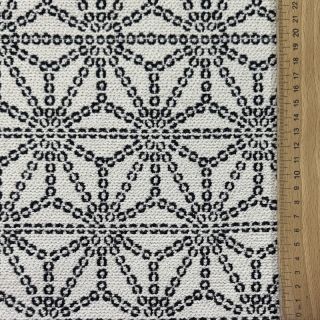 Țesătură decorativă jacquard Bong ecru