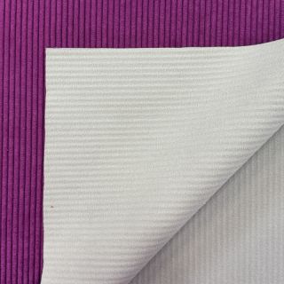 Catifea raiată HUGGY aubergine