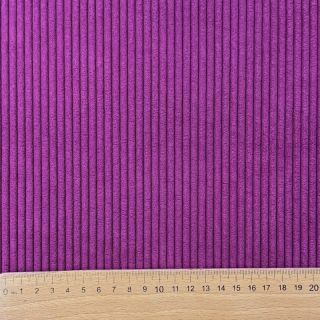 Catifea raiată HUGGY aubergine