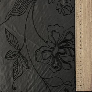 Piele sintetică pentru îmbrăcăminte Flowers design B