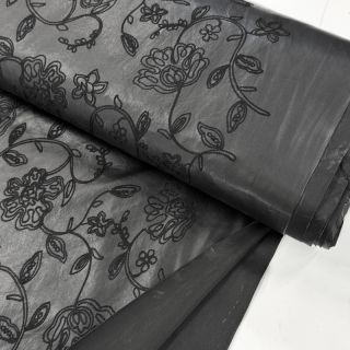 Piele sintetică pentru îmbrăcăminte Flowers design A