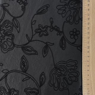 Piele sintetică pentru îmbrăcăminte Flowers design A