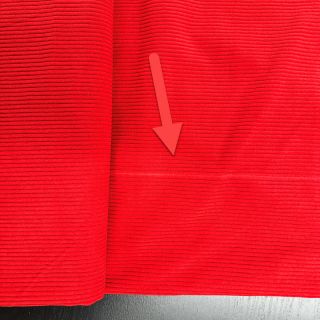 Catifea raiată 6W COTTON TOUCH red 2nd class