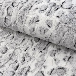 Blăniță artificială Animal skin black