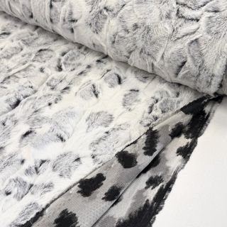 Blăniță artificială Animal skin black