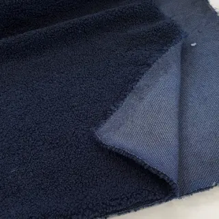 Stofă palton TEDDY navy