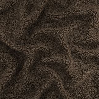 Stofă palton TEDDY dark brown