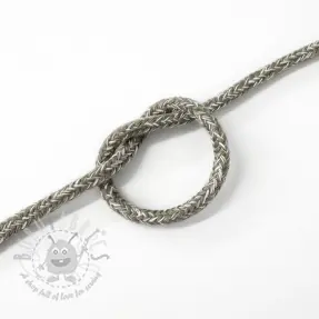Șnur din bumbac 5 mm MELANGE light grey