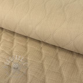 Mușelină QUILT Wave beige