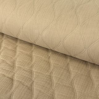 Mușelină QUILT Wave beige