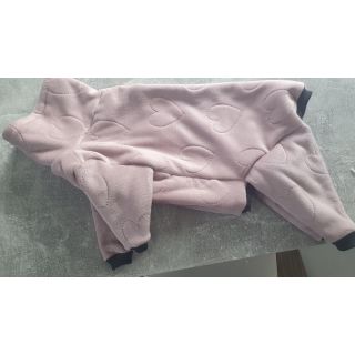 Pluș pentru bebeluși TEDDY Hearts old pink