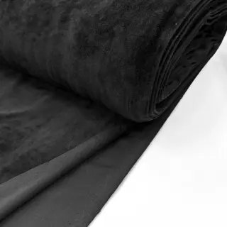 Tesătură elastică din catifea VELVET STRETCH black