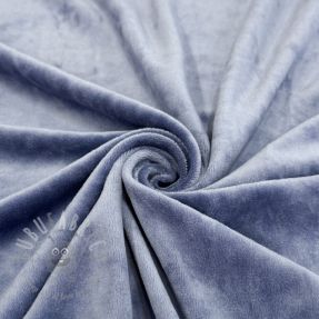 Tesătură elastică din catifea VELVET STRETCH blue