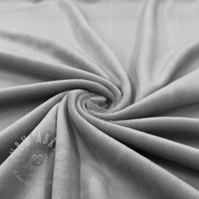 Tesătură elastică din catifea VELVET STRETCH light grey
