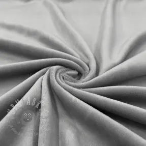 Tesătură elastică din catifea VELVET STRETCH light grey