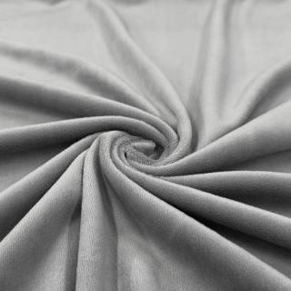 Tesătură elastică din catifea VELVET STRETCH light grey