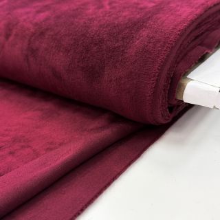 Tesătură elastică din catifea VELVET STRETCH bordeaux