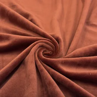 Tesătură elastică din catifea VELVET STRETCH brick